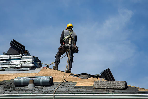 Professional Roof Replacement technician working in Fabius, NY